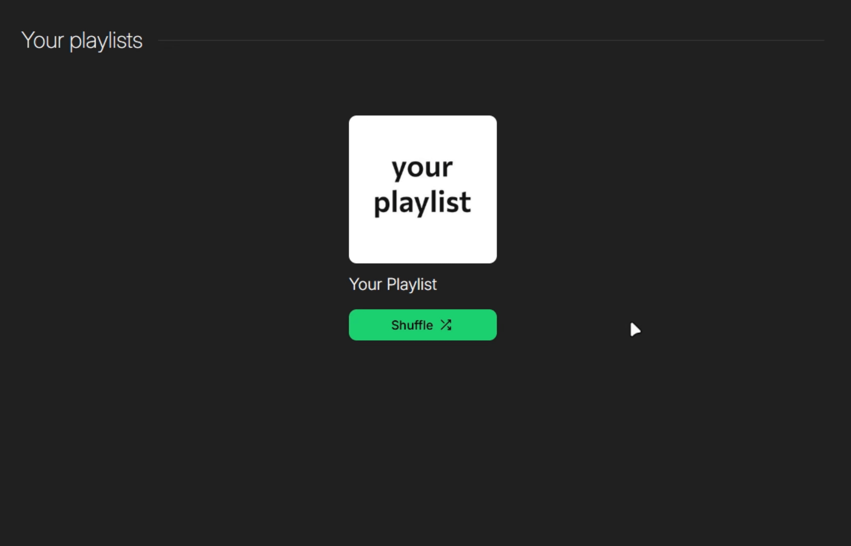 ShuffleFy usability demonstration